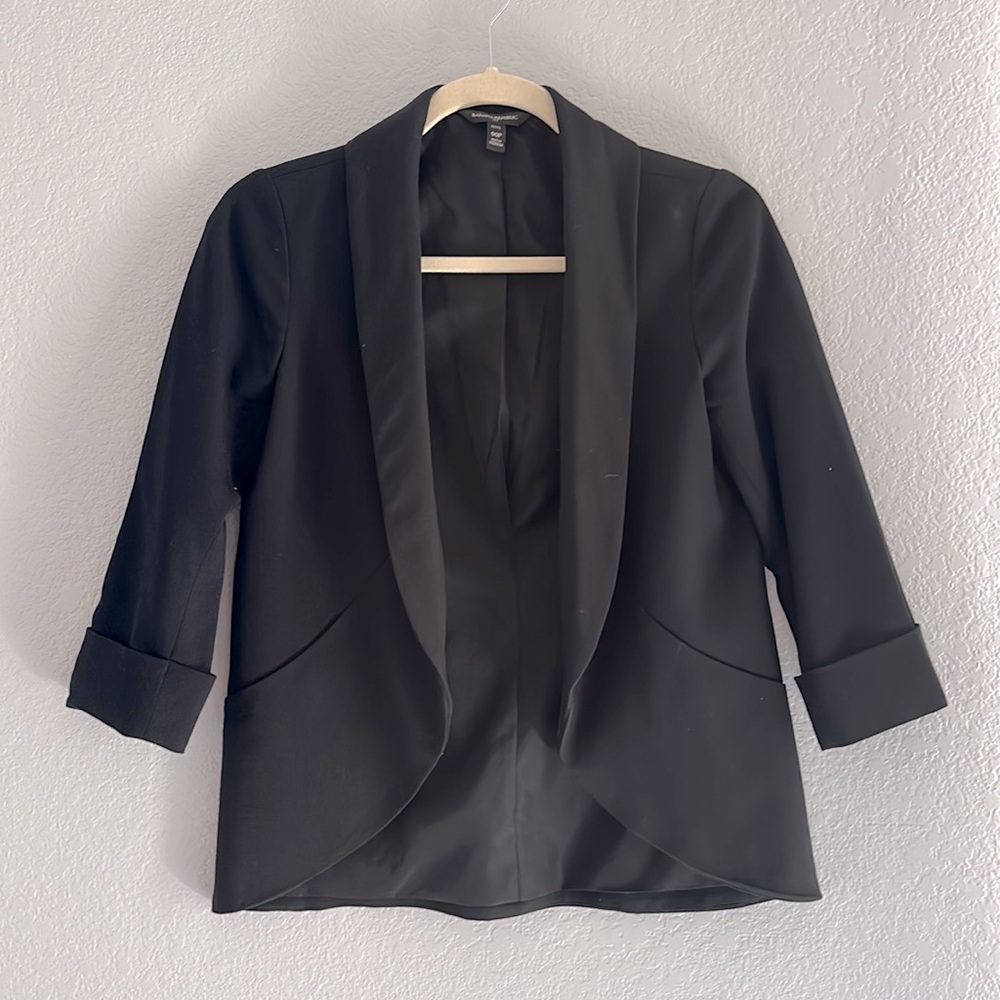 Banana Republic black blazer, petite